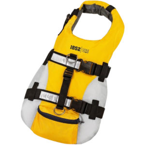 1852-hunderedningsvest-gul