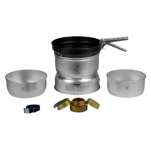 Stormkoekken-Trangia-25-3-UL-Spritbraender-og-teflon-3-4-personer